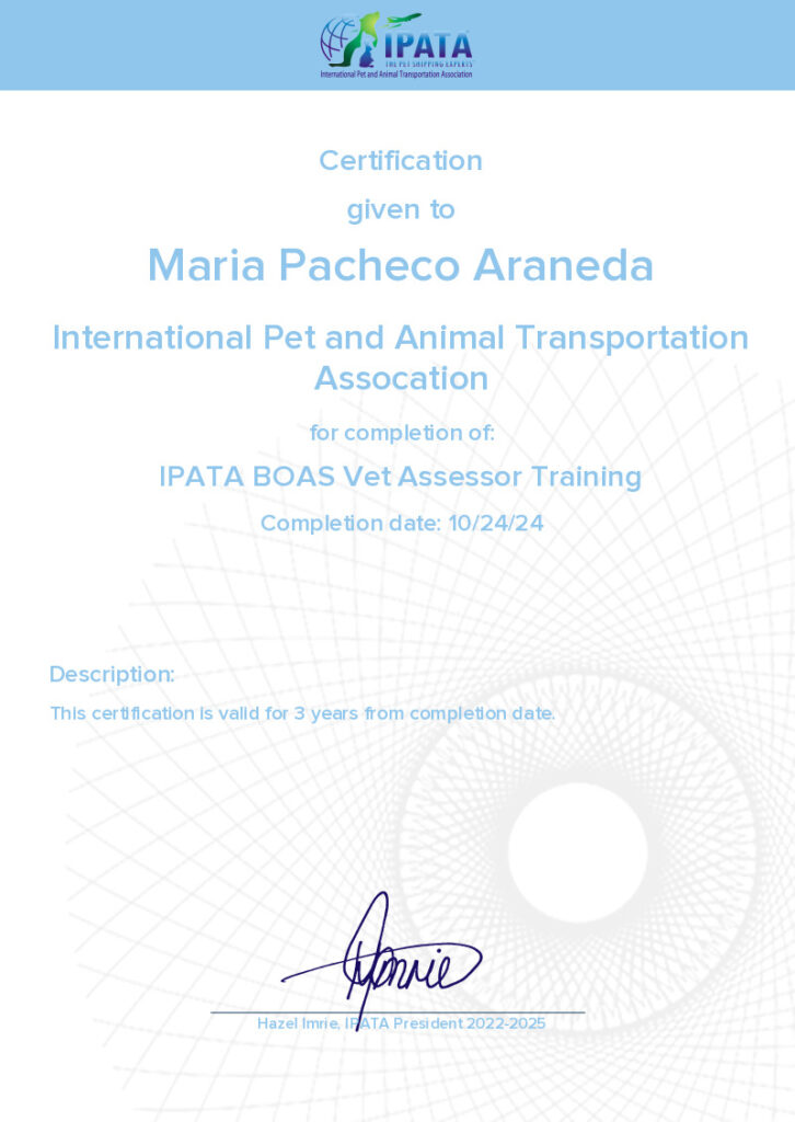About us ipata boas certificate